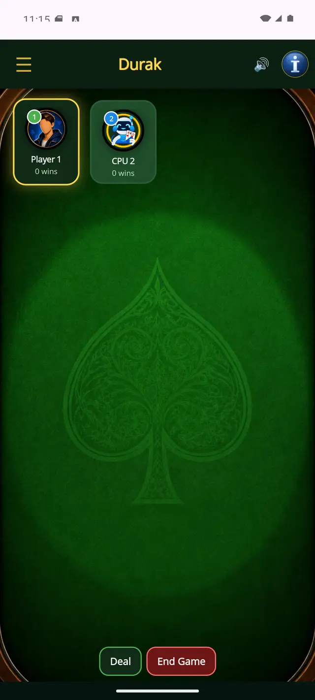 Durak — Before the deal