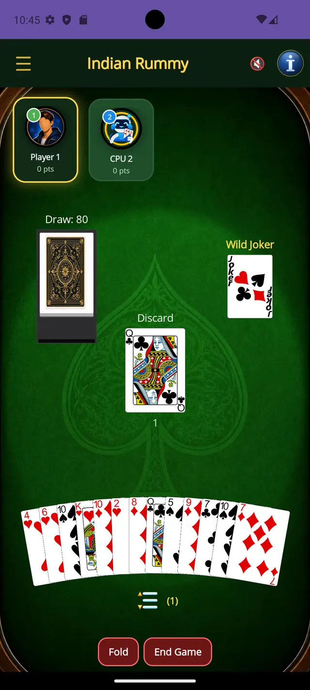 Indian Rummy — The deal