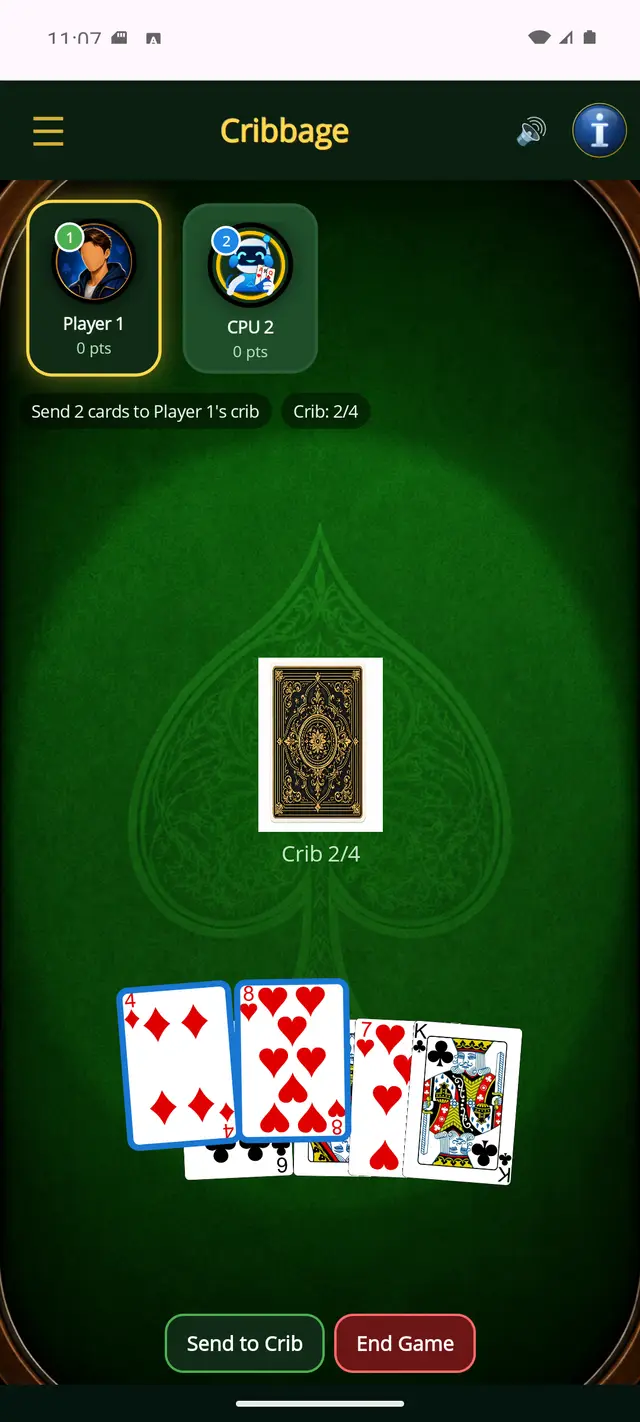 Cribbage — The play