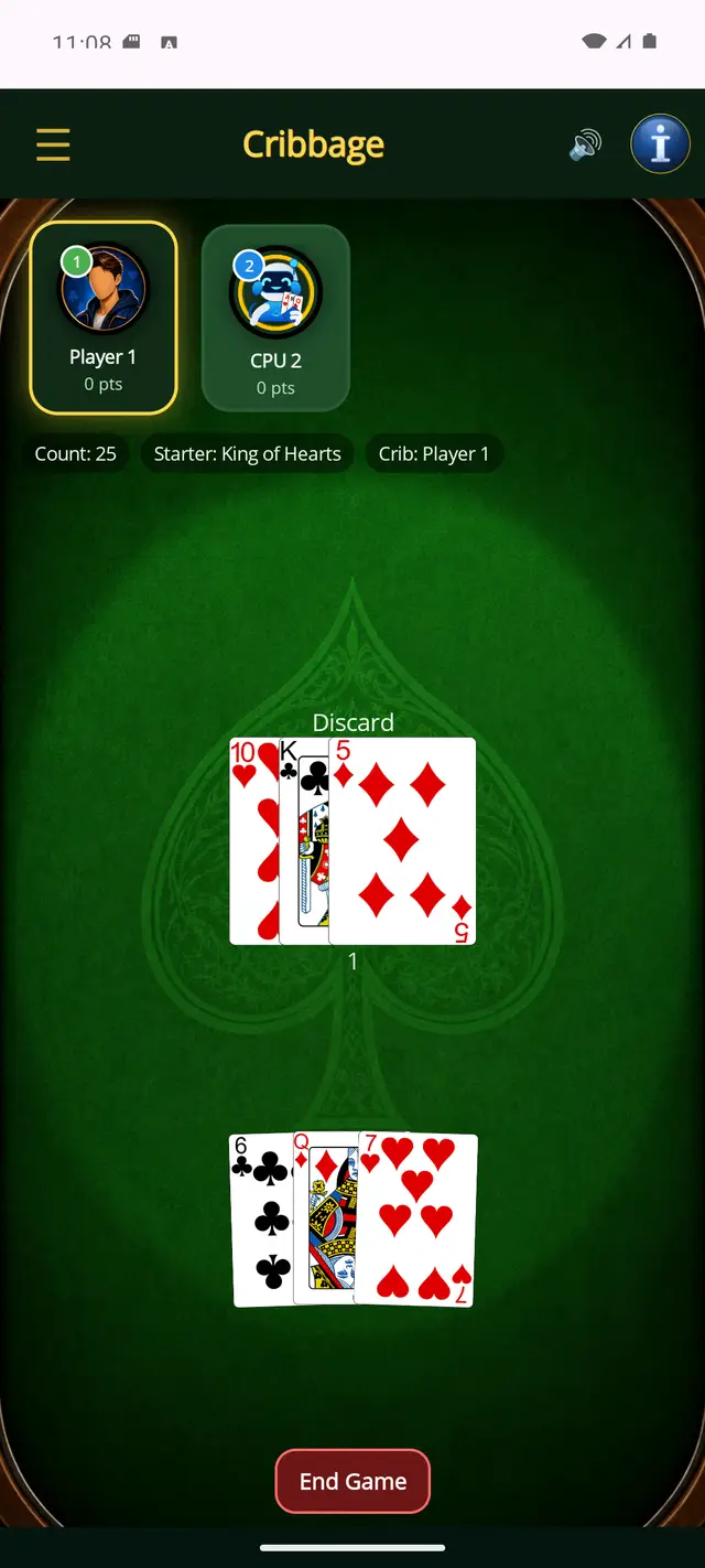 Cribbage — The show