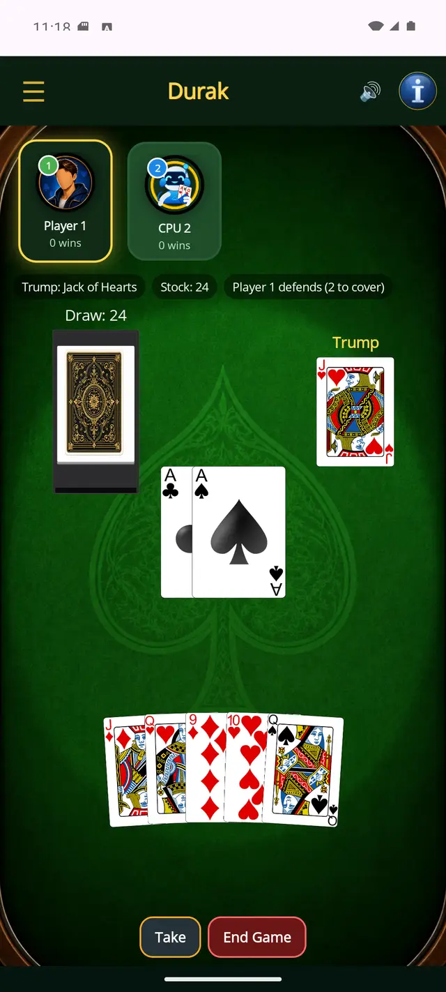 Durak — The defence